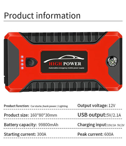 Jump Starter & Power Bank Pro