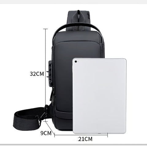 New Carbon Fiber Streamline Anti-Theft Sling Bag 🔥