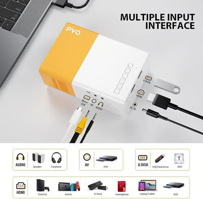 Portable Smart 1080P Movie Projector