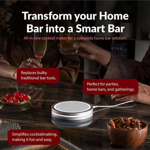 Smart Coaster 2.0 Cocktail Machine – Your Home Smart Mixologist, Grab Now!