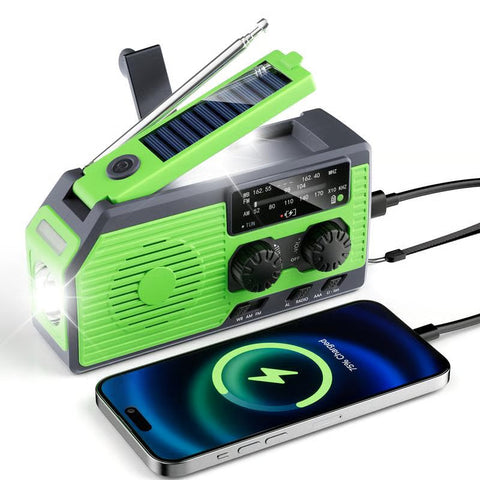 Solar-Powered Emergency Weather Radio