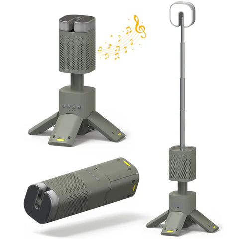 Telescopic Camping Light with Speaker
